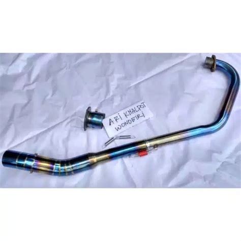 Jual Pipa Leher Knalpot Pelangi Bluemon Pnp Silencer Fu Adaptor Satria