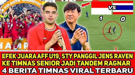 Singkirkan Striker Lokal Jens Raven Dipanggil STY Usai Juara AFF 4