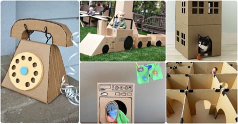 19 Insanely Awesome & Easy To Make DIY Cardboard Kids Games