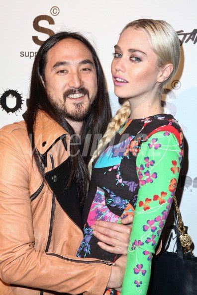 Steve Aoki And Girlfriend Tiernan Cowling Arrive At Steve Aokis Record