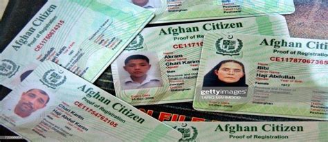 Proof Of Registration Cards Adapted From Afghan Refugee