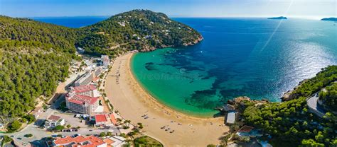 Ibiza Balearics Spain Cala De San Vincente Or Sant Vincent Bay