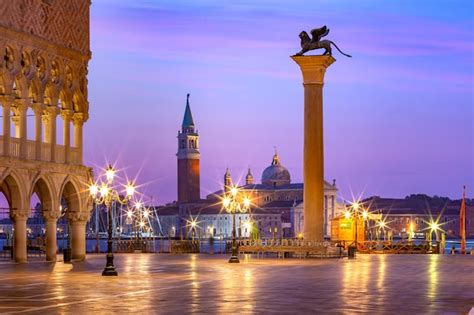 Premium Photo San Marco Square At Sunrise Venice Italy