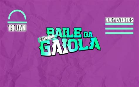 Baile Da Gaiola OPEN BAR Online Sympla