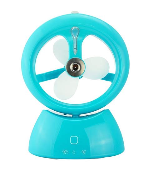 Welltop Usb Handheld Humidifier Fans Rechargeable Misting Fan Portable