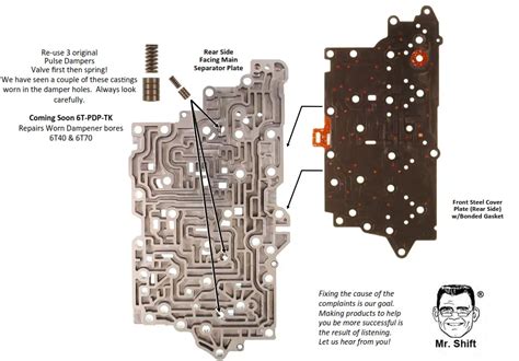 Transgo Sk T T Gen Shift Kit Valve Body Repair Kit Instructions