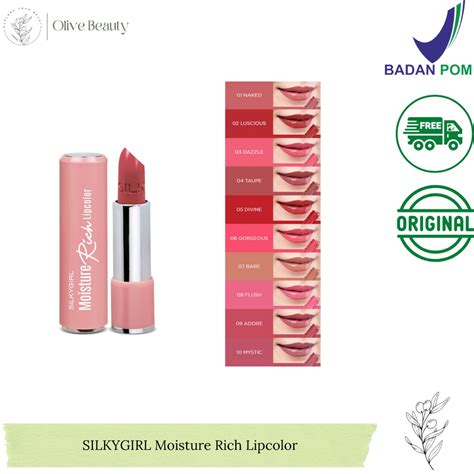 Jual Silkygirl Moisture Rich Lipcolor Shopee Indonesia