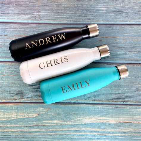 Custom Water Bottle Engraved Stainless Water Bottle Etsy