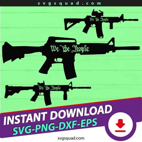 AR 15 M4 SVG - AR-15 SVG - Ar15 Cricut, Silhouette - SvgSquad