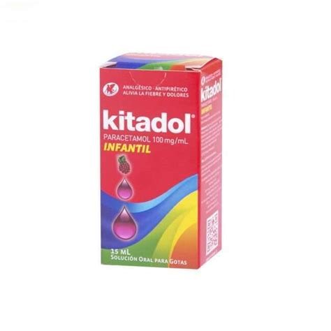 Kitadol Infantil Paracetamol 100 Mg Gotas 15 Ml Surfarma