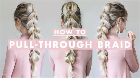 How To Pull Through Braid Hair Tutorial For Beginners YouTube