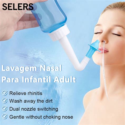 Sinusite Higienizador Ducha Nasal Lavador Lavagem Shopee Brasil