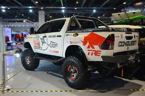 Toyota Hilux Conquest Pick Up At Manila Auto Salon In Pasay