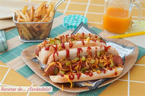 Receta De Hot Dog O Perrito Caliente Con Queso Y Pepinillos Recetas