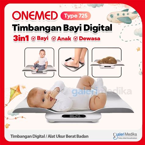 Jual Timbangan Badan Digital 3in1 Onemed 725 Multifungsi Timbangan