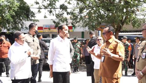 Jokowi Ke Pasar Kelapa Pemkot Cilegon Diminta Jaga Kestabilan Harga Pokok