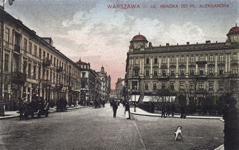 STARA WARSZAWA | PLAC TRZECH KRZYŻY | Wylot ul. Brackiej