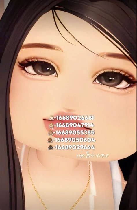 ~⚡️berry Ave Face Codes⚡️~ In 2024 Doe Eye Makeup Roblox Sets Berries