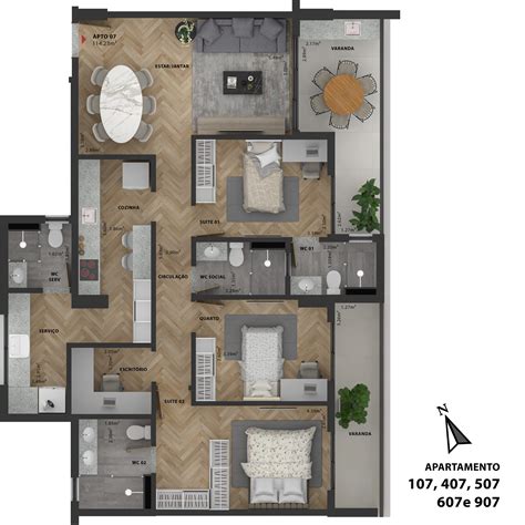 49 Planta Baixa Tipo 7 A CSQ Engenharia