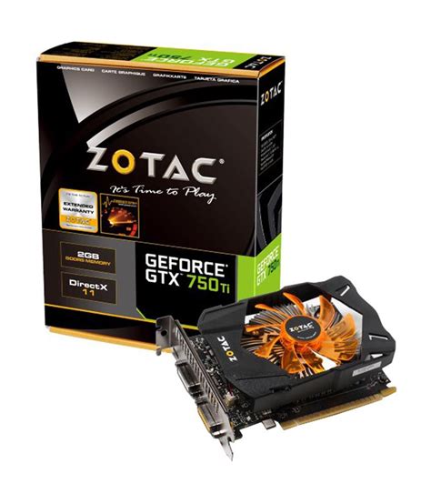 ZOTAC NVIDIA GeForce GTX 750 Ti (ZT-70601-10M) 2GB GDDR5 Graphics Card ...