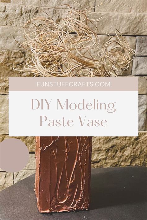 Diy Modeling Paste Vase In 2021 Dollar Tree Crafts Upcycled Crafts Diy