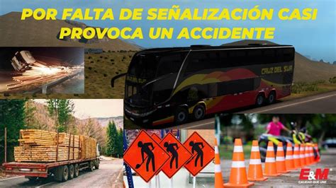 Por falta de señalización de transito caso provocamos un accidente