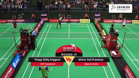 Wisnu Yuli Prasetyo Djarum Kudus Vs Yoega Sidiq Anggoro Istc