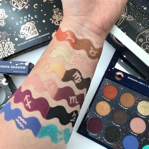 Swatches Of The New Colourpopcosmetics X Kathleenlights Zodiac