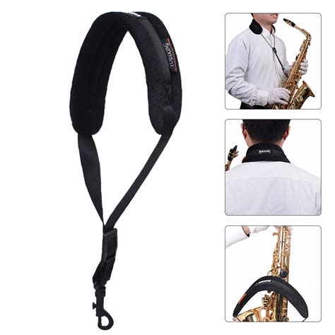 Sangle De Cou R Glable Confortable Et Respirante Pour Saxophone Alto