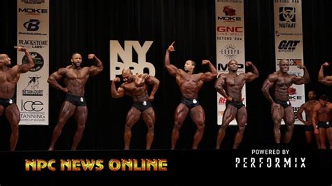 2018 IFBB NY Pro Men S Classic Physique Prejudging Video YouTube