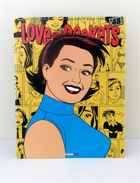 The Cover To Love And Rockets Magazine Featuring An Image Of A Smiling