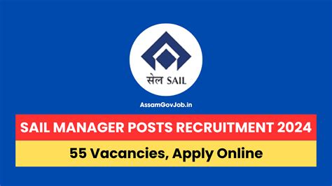 SAIL Manager Posts Recruitment 2024 For 55 Vacancies Eligibility Fee