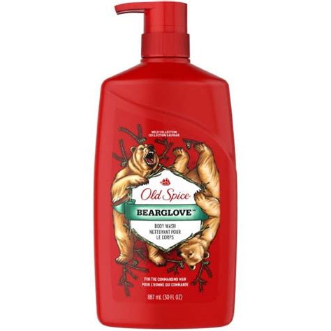 Old Spice Wild Collection Bearglove Body Wash Pump Pack Of 4