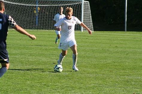 Calvin Mens Soccer Explodes For 7 0 Win Over Trine University