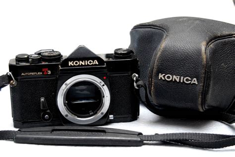 【やや傷や汚れあり】konica コニカ製 昔の高級一眼レフカメラ Autoreflex T3ボディ 希少品の落札情報詳細 ヤフオク落札