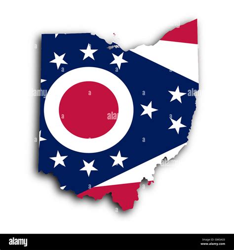 Map of Ohio Stock Photo - Alamy