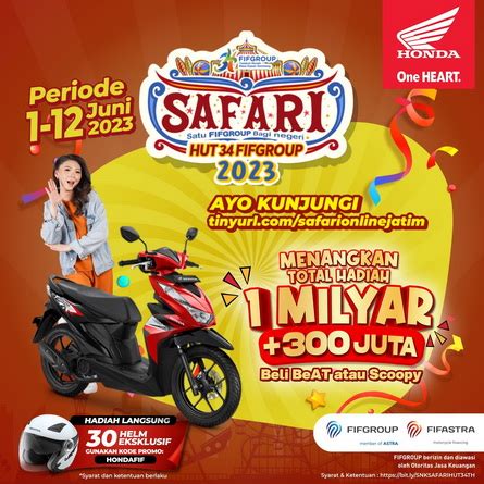 MPM Honda Jatim Bersama FIF Berikan Promo Menarik Kunjungi Pamerannya