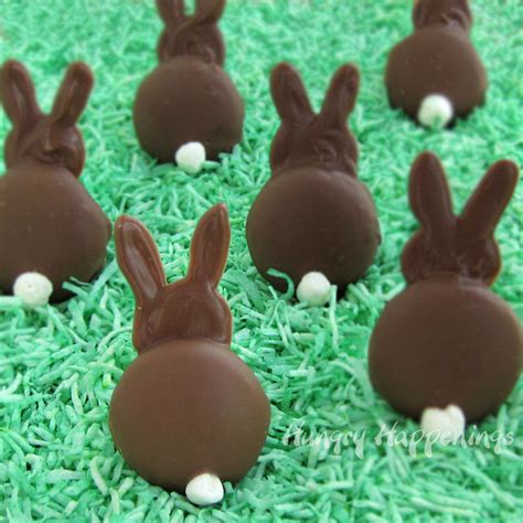 Chocolate Bunny Silhouettes Hungry Happenings Easter Recipe