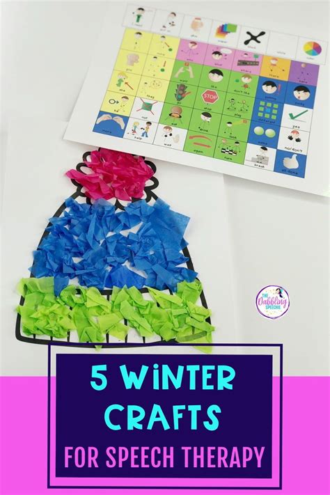 Easy Ideas For Winter Crafts To Use In Speech Therapy Artofit