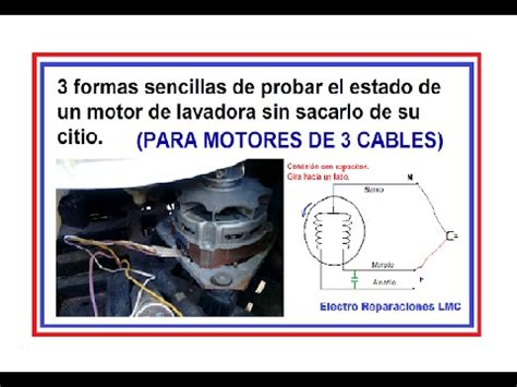 Como Se Conecta Un Motor De Lavadora De Tres Cables Marcus Reid