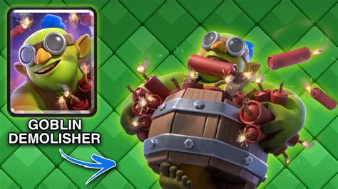 Goblin Demolisher Epic Gameplay Clash Royale Youtube