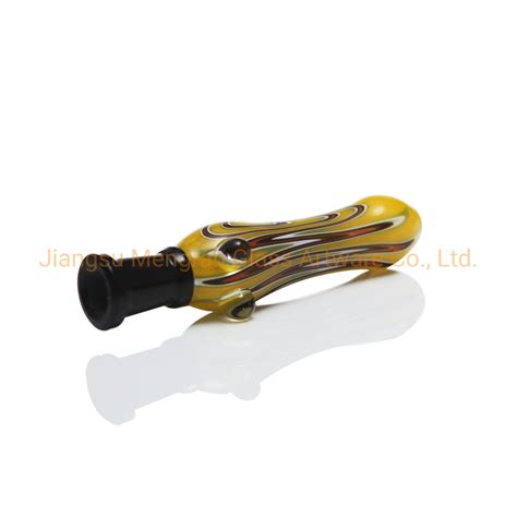 Heady Honeycomb Lined High Borosilicate Glass Smoking Oil Pipes Hand Pipe Straw Nectar Collector