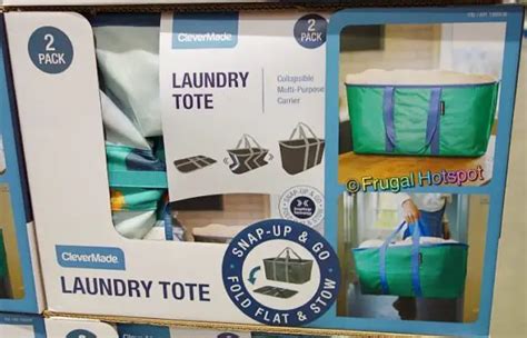 CleverMade Laundry Basket Tote - Costco Sale! | Frugal Hotspot