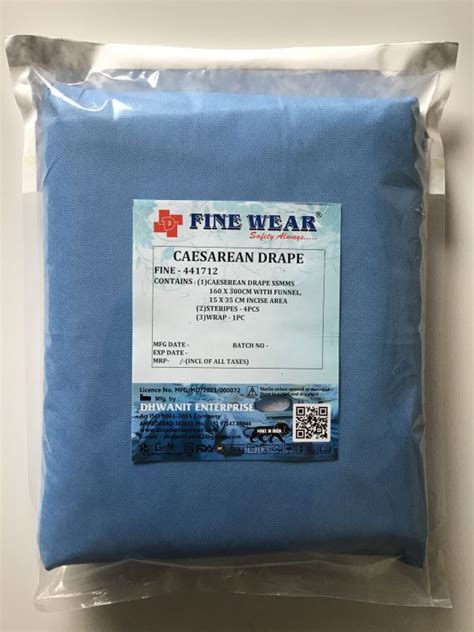 Gynec Cesarean Drape Manufacturer Exporter Supplier From Ahmedabad India