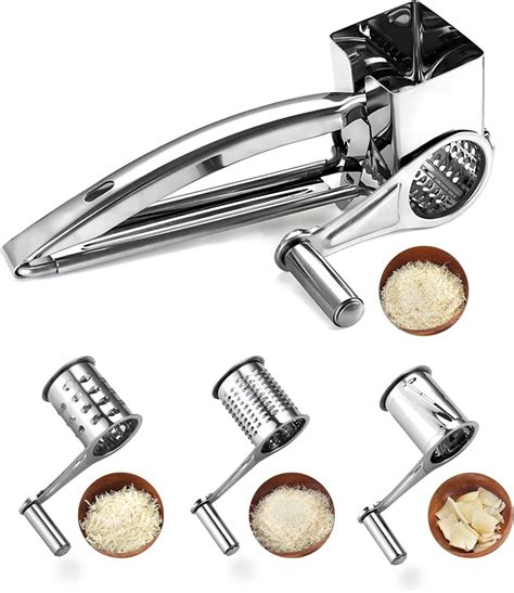 Amazon Hadeweite Rotary Cheese Grater Stainless Steel Manual