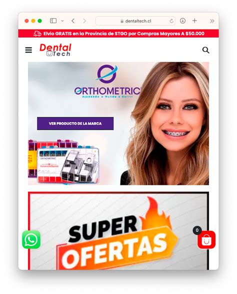 Dise O De Ecommerce Dentaltech Lp Estudio Creativo