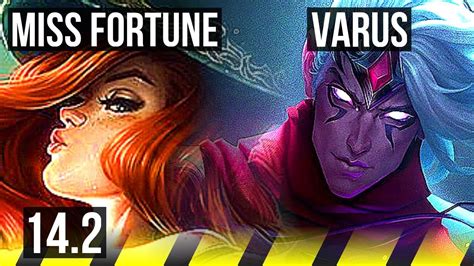 MISS FORTUNE Zyra Vs VARUS Sona ADC 7 0 4 Godlike NA