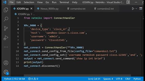 Configurar Equipos Cisco Con Python Usando Netmiko YouTube