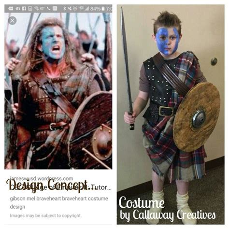 Custom William Wallace Costume Braveheart Costume Costumes William