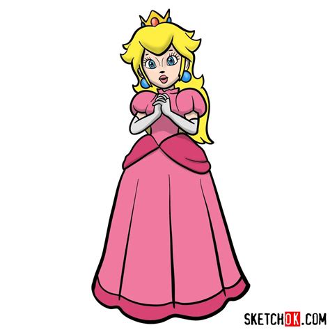Princess Peach Drawing